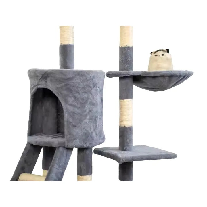 Custom Luxury Cat Tree with Sisal Scratching Posts | MOQ 1 Piece