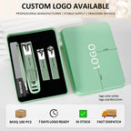 Custom Stainless Steel Manicure Set | Gift Box | MOQ 3 Sets