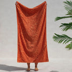 Embossed Jacquard Beach Towel with Logo – Custom Cotton Bath Towels for Sports, Gym & Beach
