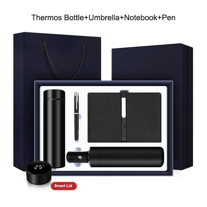 Custom Corporate Executive Gift Set with Logo - The Ultimate Welcome Bundle