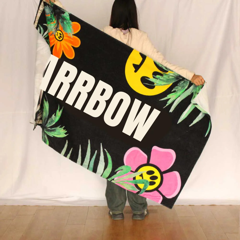 Custom Quick-Dry Beach Towel Set | Sublimation Print | Tote Bag Included | Bulk