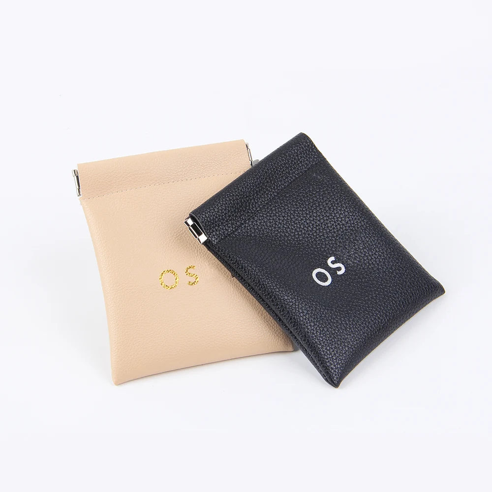 Custom PU Leather Pouches with Logo | Cosmetics & Jewelry Gift Packaging