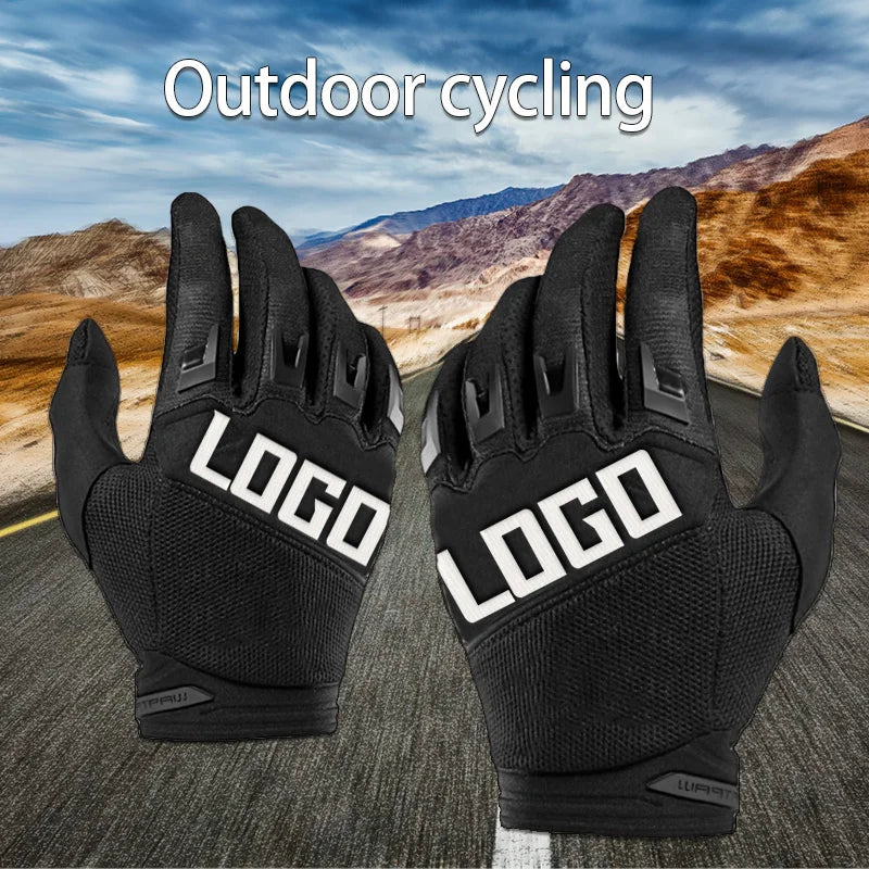Custom Motorcycle Gloves with Logo | CE EN388 Motocross Dirt Bike