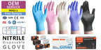 510K Certified Nitrile Gloves 9" Black | Medical Food Tattoo Safety | Bulk Wholesale