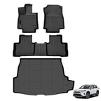 Custom Fit All Weather TPE Floor Mats for Toyota RAV4 Hybrid 2019-2025