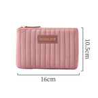 Custom Velvet Cosmetic Bags with Logo — Zipper Closure, Embroidery & Woven Labels