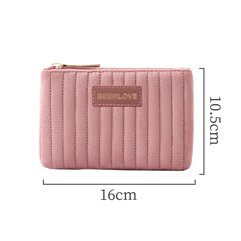 Custom Velvet Cosmetic Bags with Logo — Zipper Closure, Embroidery & Woven Labels