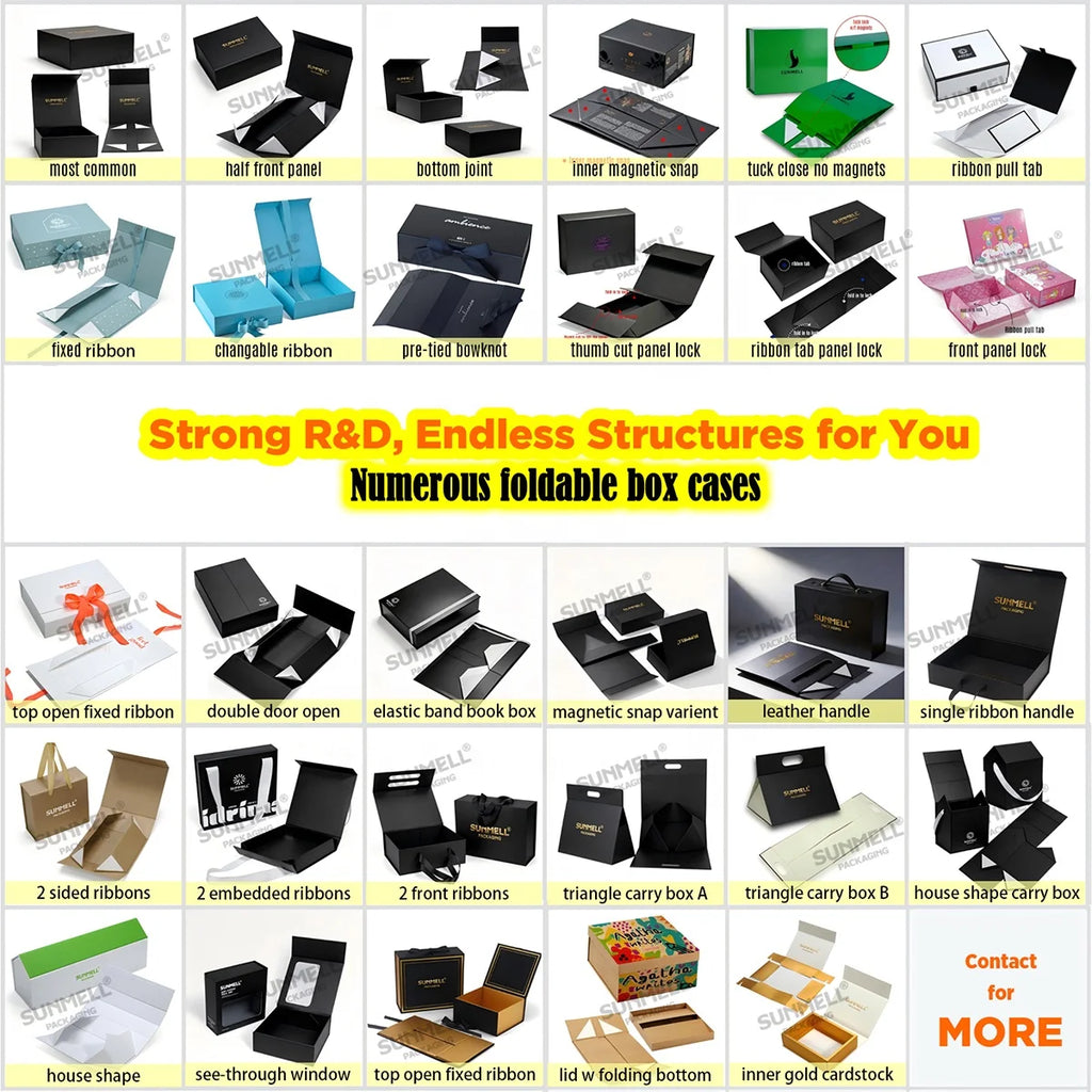 Custom Rigid Magnetic Gift Box | Collapsible Luxury | 500 MOQ