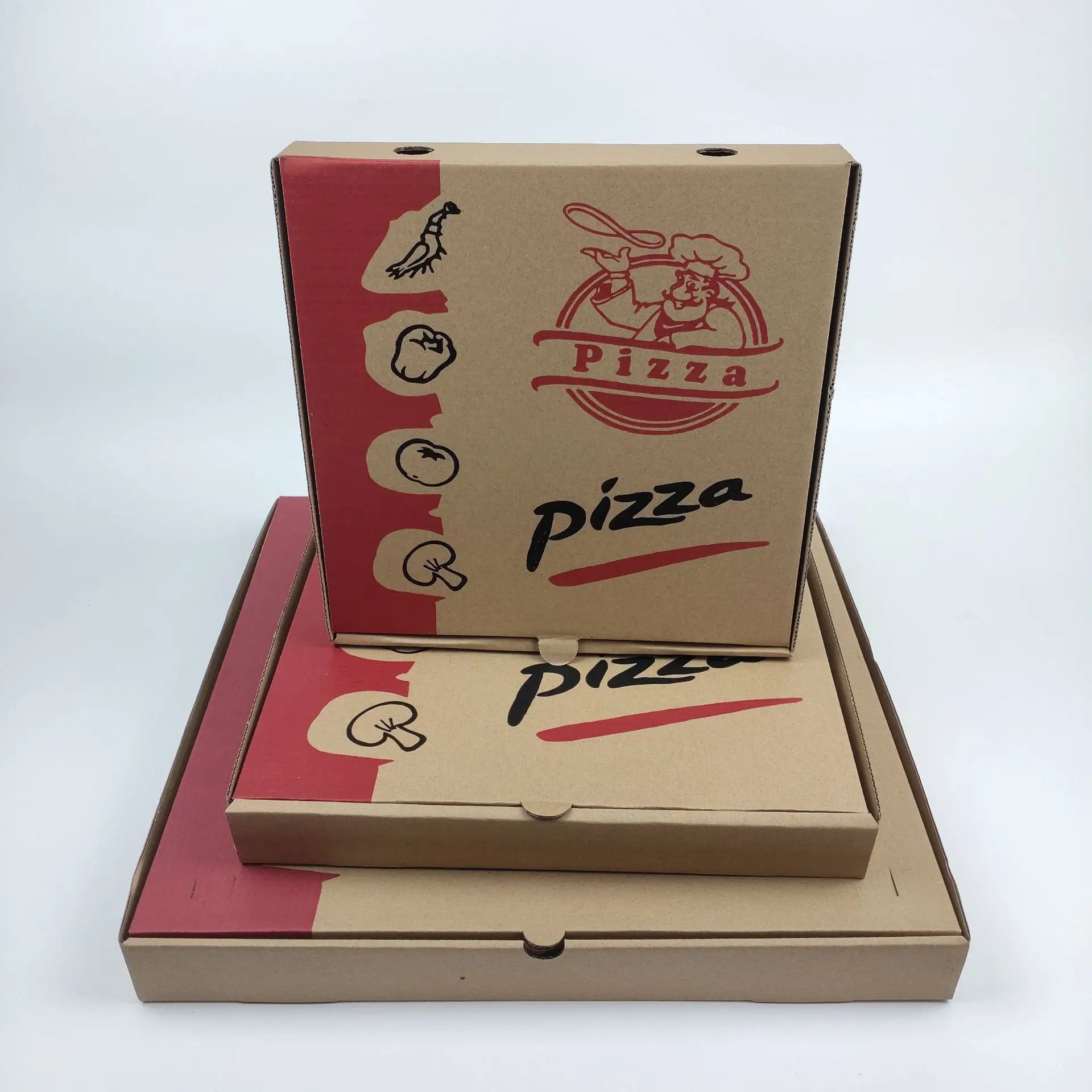 Eco-Friendly Kraft Pizza Box | Custom Printed Takeaway Container