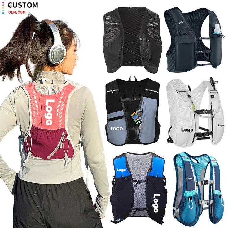 Custom Waterproof Hydration Vest with Logo | MOQ 500 pcs
