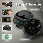 LED Screen Bicycle Helmets with Logo | Adult Cycling Road Bike