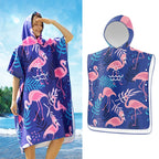 Custom Synthetic Anti-Odor Beach Changing Robe Poncho