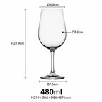 Vintage Crystal Wine Glasses: 500 MOQ, 14-Day Lead, LFGB Certified | Custom 500-1000ml Goblets