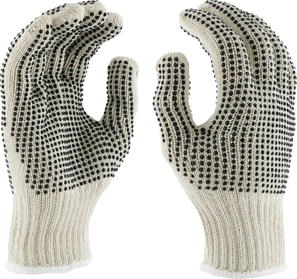 PVC Dotted Work Gloves Wholesale | EN420 & EN388 Compliant | 12,000-Pair MOQ | Construction