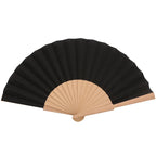 Custom Wooden Hand Fan | Foldable Wood Handle Fan | Bulk Corporate Events