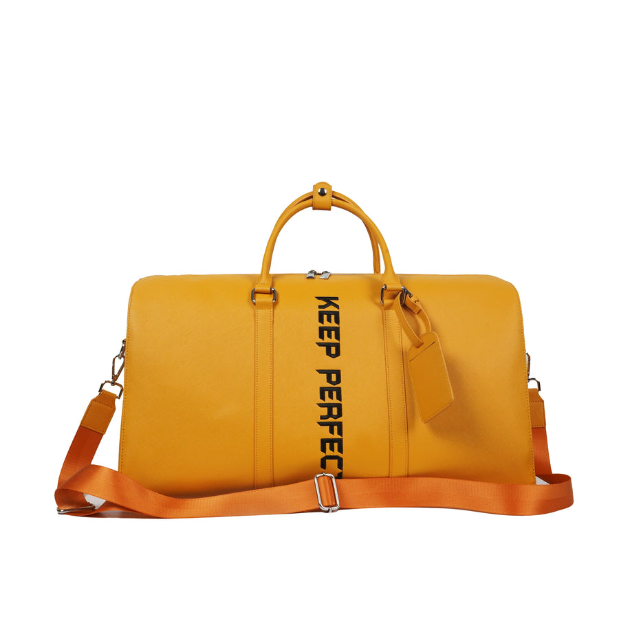 Custom Duffel Bags with Logo – PU Leather, 300 MOQ, 35-Day Lead