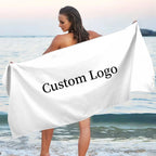 Custom Microfiber Beach Towels | 50 Pcs MOQ, Sand Free | OEKO-TEX