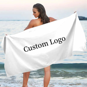 Custom Microfiber Beach Towels | 50 Pcs MOQ, Sand Free | OEKO-TEX