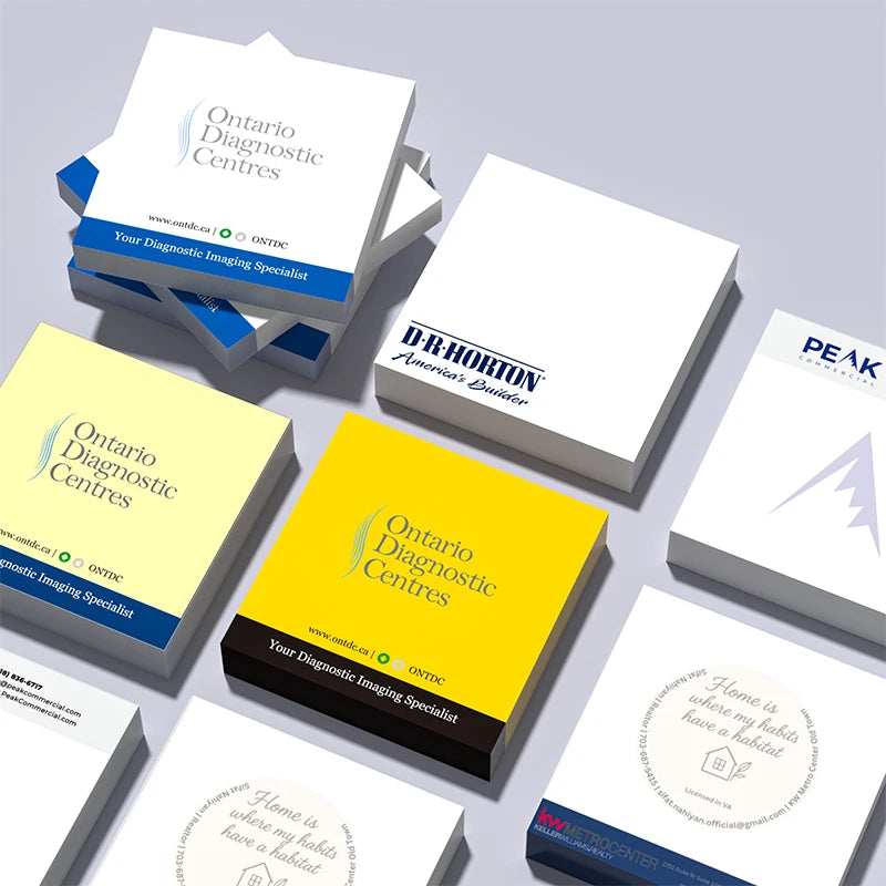 Custom Sticky Notes 3x3 Inch | Promotional Notepad with Logo | Bulk Office Gifts