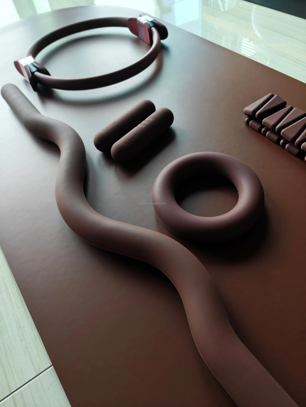 Custom Fitness Kit Silicone Dumbbell Yoga Mat | Complete Gym Set | OEM ODM