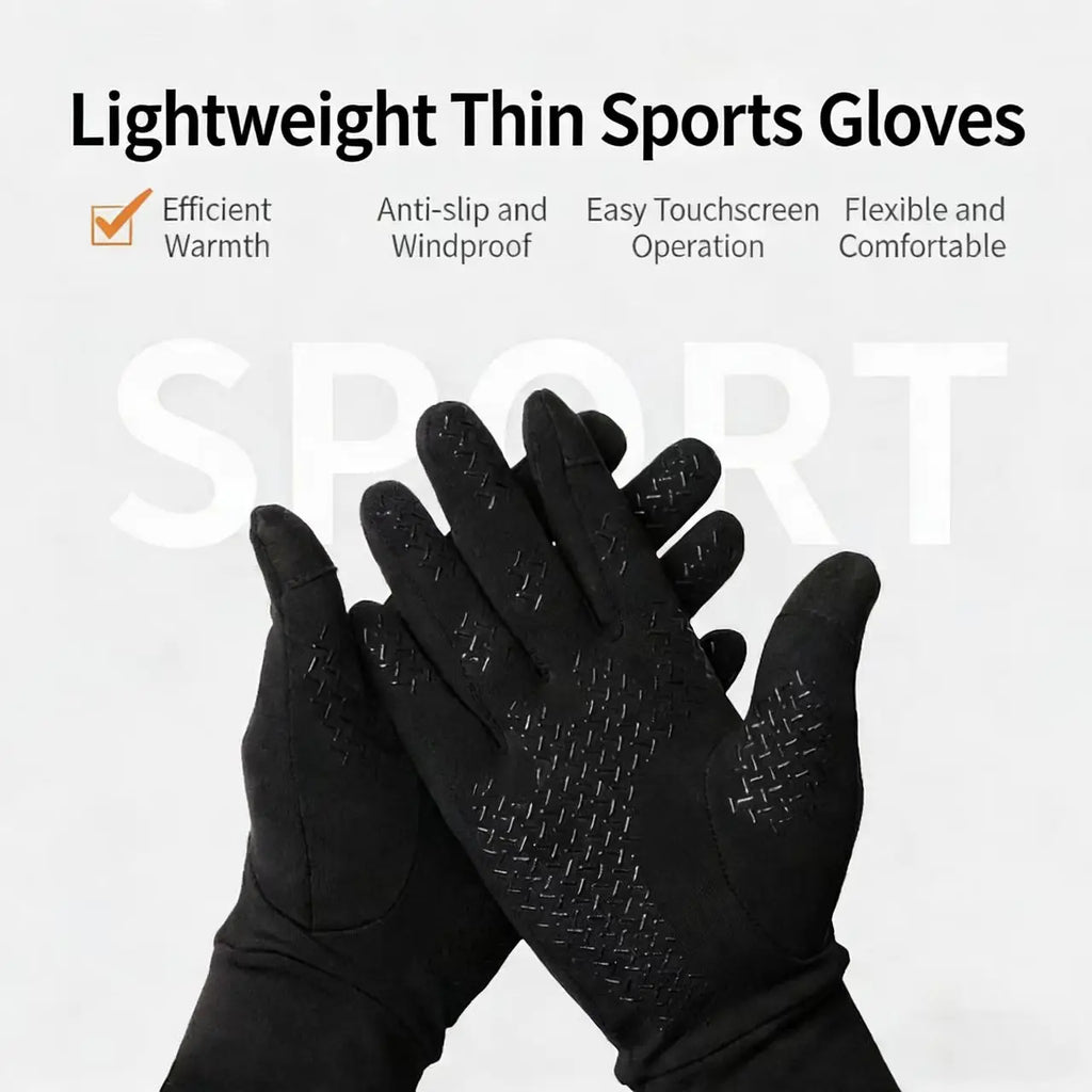 Custom Winter Sports Gloves with Logo | Touch Screen Thermal Gloves