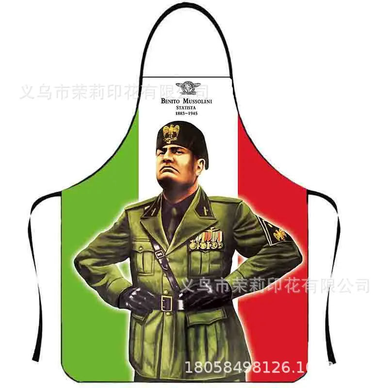 Waterproof Polyester Apron | 3D Printed Cartoon Barbecue Apron
