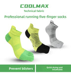 Marathon Five Finger Socks Custom Knitted Logo | MOQ 1