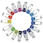 Custom USB Drive 4GB-128GB | 100 Pcs MOQ Swivel Promotional Flash Drive