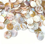 Natural Shell Pendants for Jewelry Making | Round Polished | Wholesale