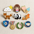 Custom Enamel Pins with Logo | Soft & Hard Enamel, 50 MOQ