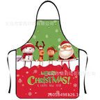 Waterproof Polyester Apron | 3D Printed Cartoon Barbecue Apron