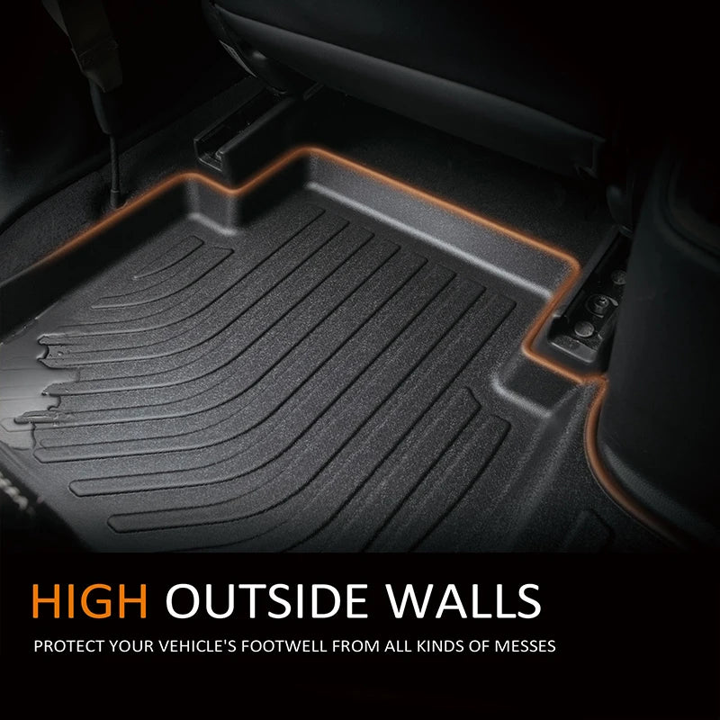 Mitsubishi Outlander PHEV 2018-2022 Custom Fit 3D TPE Floor Mats