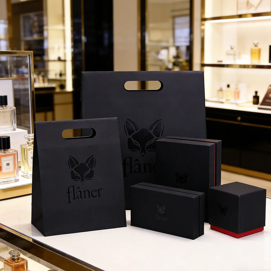 Custom Cosmetic Packaging Box and Bag with Logo | 1000 MOQ