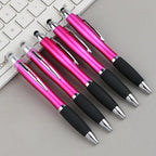 Custom 3-in-1 LED Pens 100 MOQ | Laser Engraving Stylus Promotional Gifts