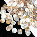 Natural Shell Pendants for Jewelry Making | Round Polished | Wholesale