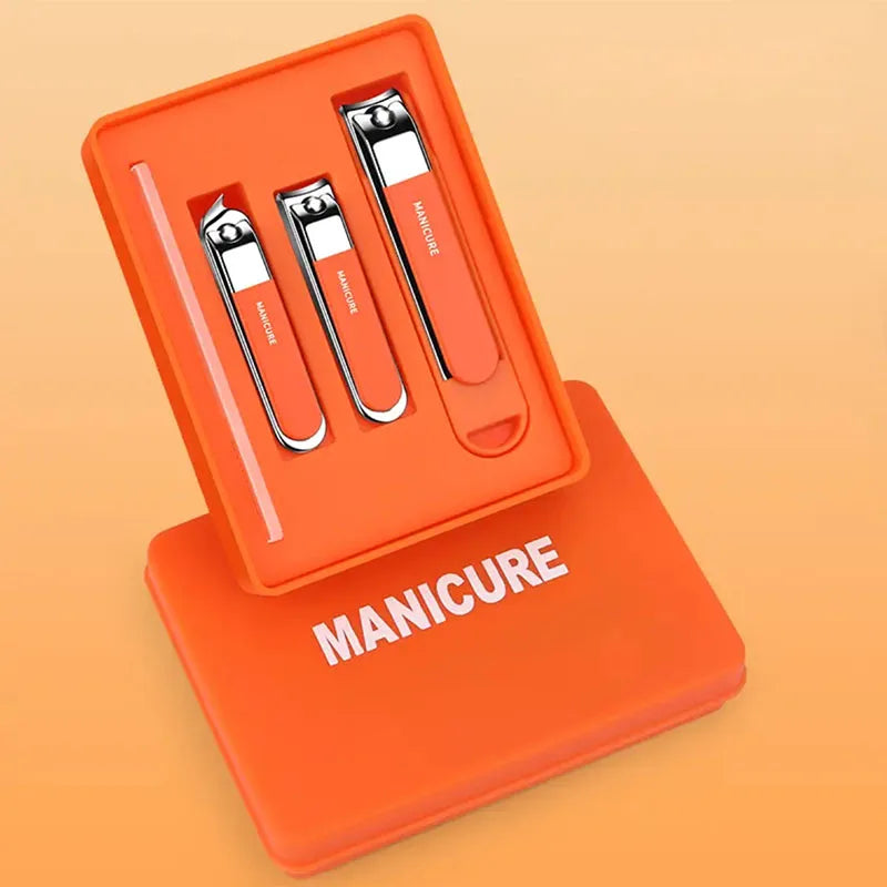 Custom Stainless Steel Manicure Set 5-Piece | Travel Grooming Kit | Bulk Logo