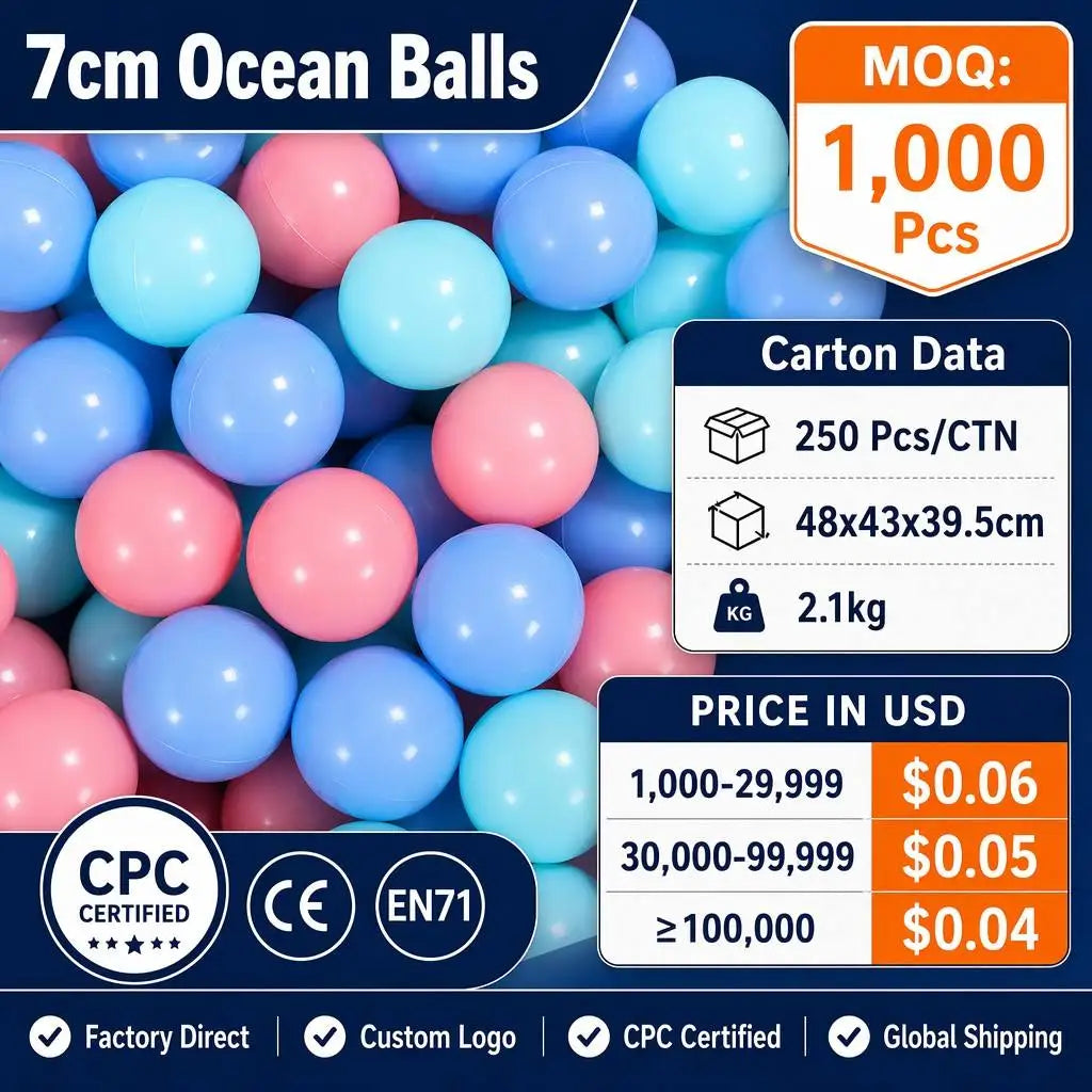 BPA-Free PE Play Balls | CE/CPC/EN71 | 3-Day Lead Time