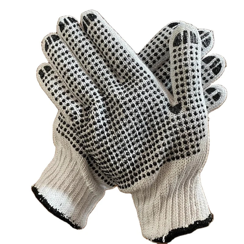 PVC Dotted Work Gloves Wholesale | EN420 & EN388 Compliant | 12,000-Pair MOQ | Construction