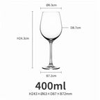 Vintage Crystal Wine Glasses: 500 MOQ, 14-Day Lead, LFGB Certified | Custom 500-1000ml Goblets