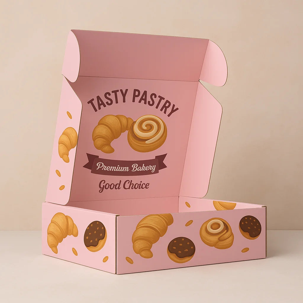 Custom Food Grade Paper Cake Boxes | FDA Certified MOQ Flexible