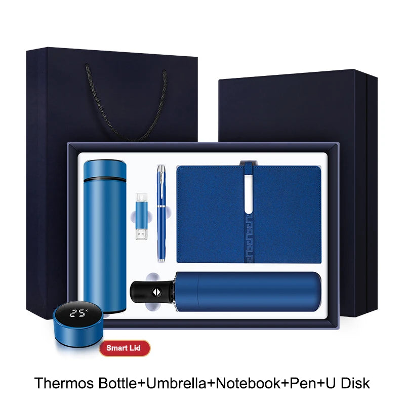 Custom Corporate Executive Gift Set with Logo - The Ultimate Welcome Bundle