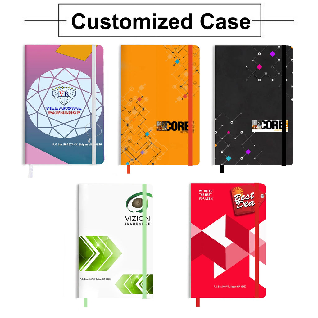Custom A5 Leather Notebook with Logo | 100 Pcs MOQ Thread-Sewn PU Journal