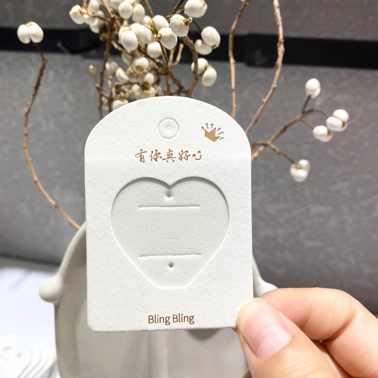 Custom Cardboard Header Cards with Hook | Hangtag for Socks & Jewelry