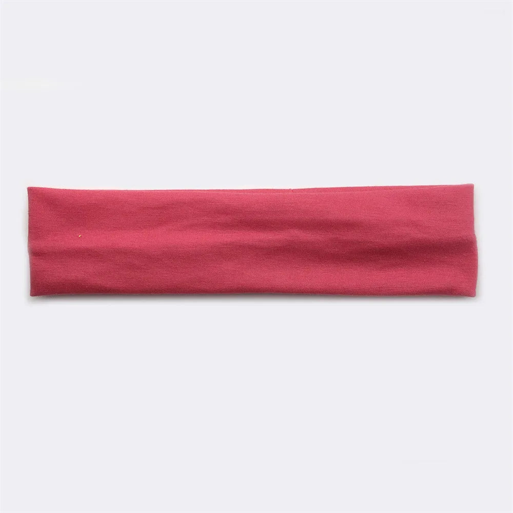 Custom Spandex Headband for Women | 23.5cm Stretch Hair Band for Sports & Fashion