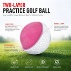 Custom Foam Golf Balls | Rubber+Surlyn Practice Balls | Bulk Promotional Gifts