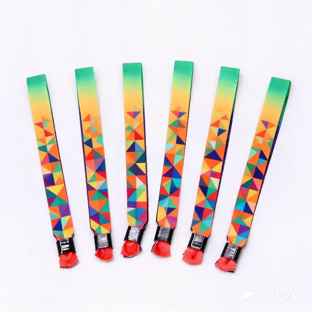 Custom Sublimation Fabric Wristbands | No Minimum MOQ 350×15mm Events