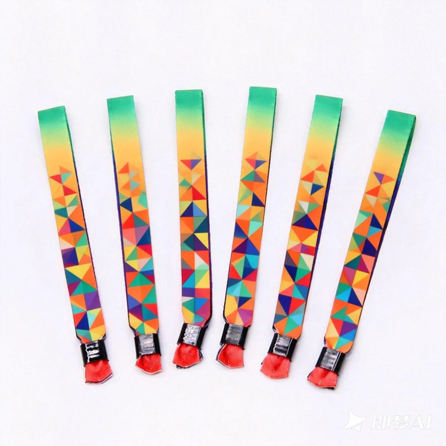 Custom Sublimation Fabric Wristbands | No Minimum MOQ 350×15mm Events