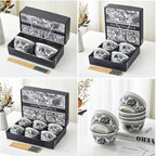 Ceramic Bowl Sets: 20 MOQ, Under-Glazed, Gift Box | Wedding & Corporate Tableware Gifts