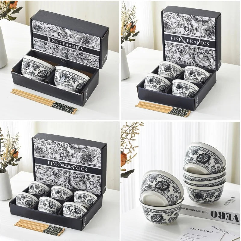Ceramic Bowl Sets: 20 MOQ, Under-Glazed, Gift Box | Wedding & Corporate Tableware Gifts