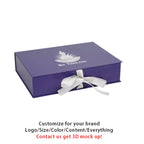 Custom Rigid Gift Boxes with Logo | MOQ 500 | Magnetic Closure